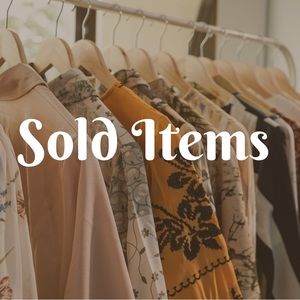 Sold Items From This Point On